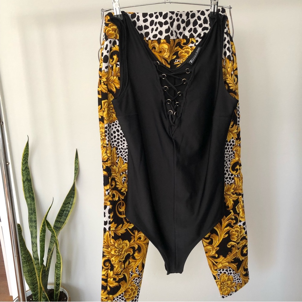 Lace up bodysuit
